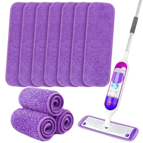 Orighty Reusable Mop Pads for Swiffer PowerMop, 10 Pack Power Mop Pads Refills for 13 ''-15 '' Spray Mop, Microfiber Mop Pads Refills for Multi-Surface Floor, Machine Washable