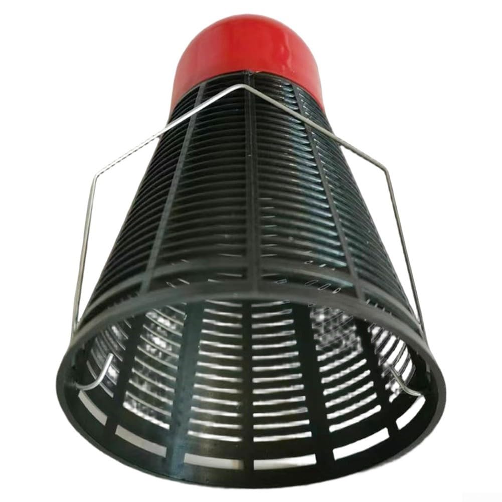 Jaula Cebo Pesca Badminton 50 para uds Flotador Jaula Cebo Pesca(black Large)