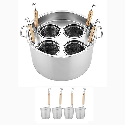 ステンレススチールセット/業務用ステンレススチールパスタポットクッカーインサートセット(仕切りとザル付き)