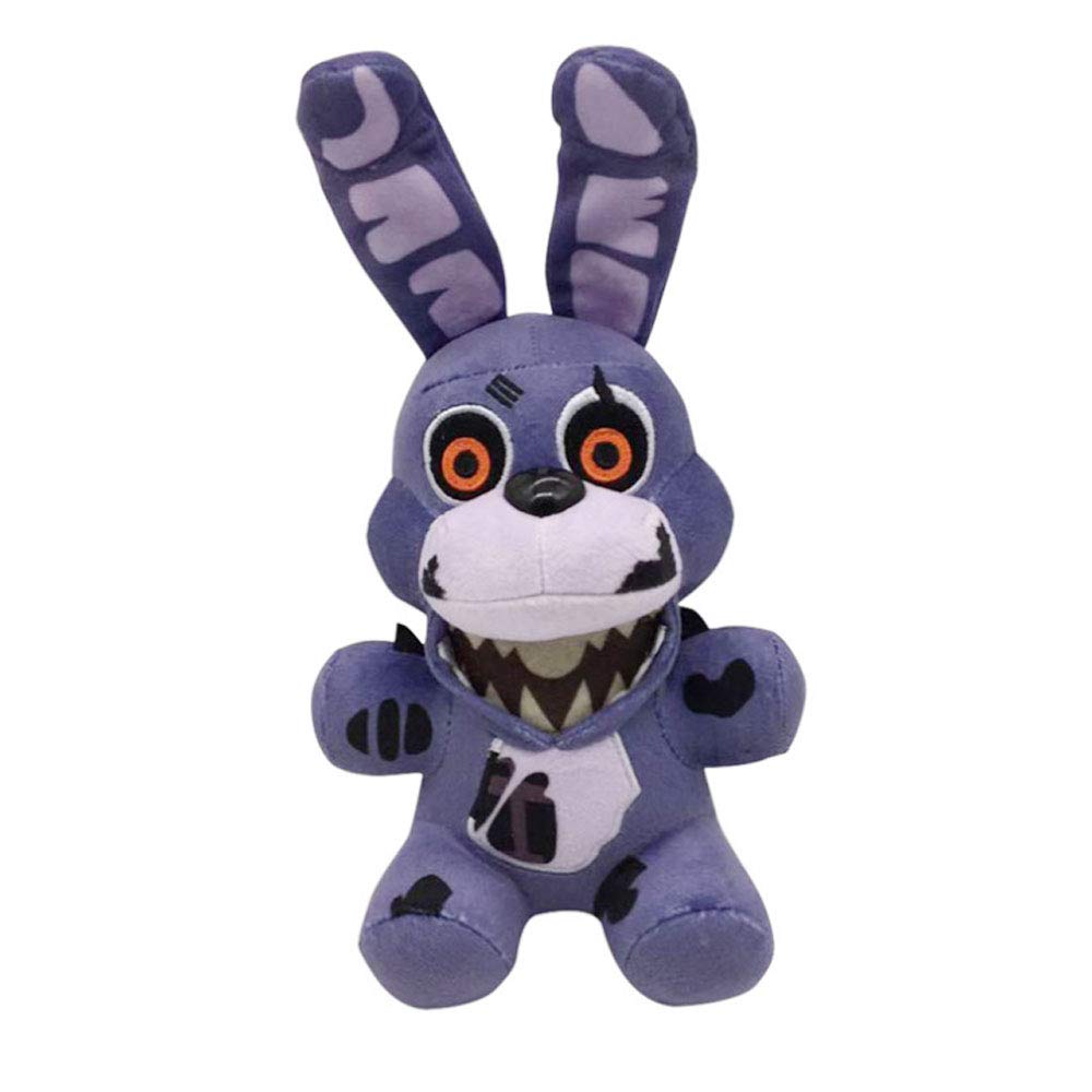 5 Nights Twisted Bonnie Plush Toy,Stuffed Animal Doll for Children's Gifts