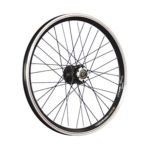 Taylor-Wheels 20 Pulgadas Rueda Delantera Bici Grünert Doble Pared Disco Negro Cover