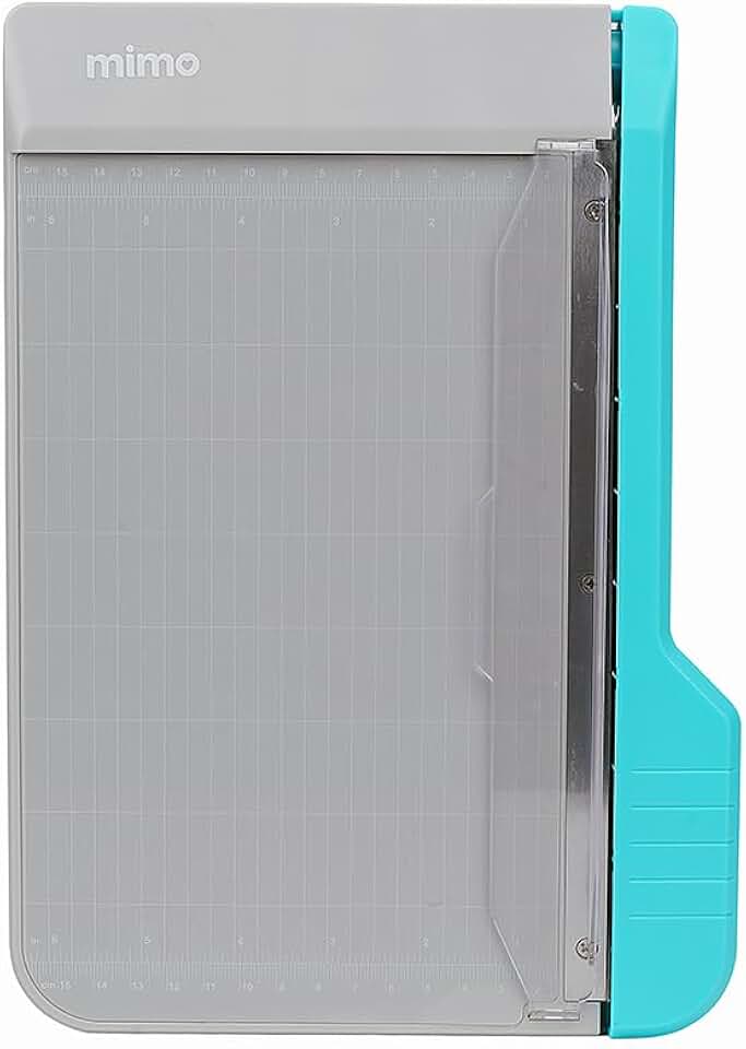 Mimo Mini Guilhotina 15x22cm – Corte Reto e Preciso para Papel, Compacta e Portátil