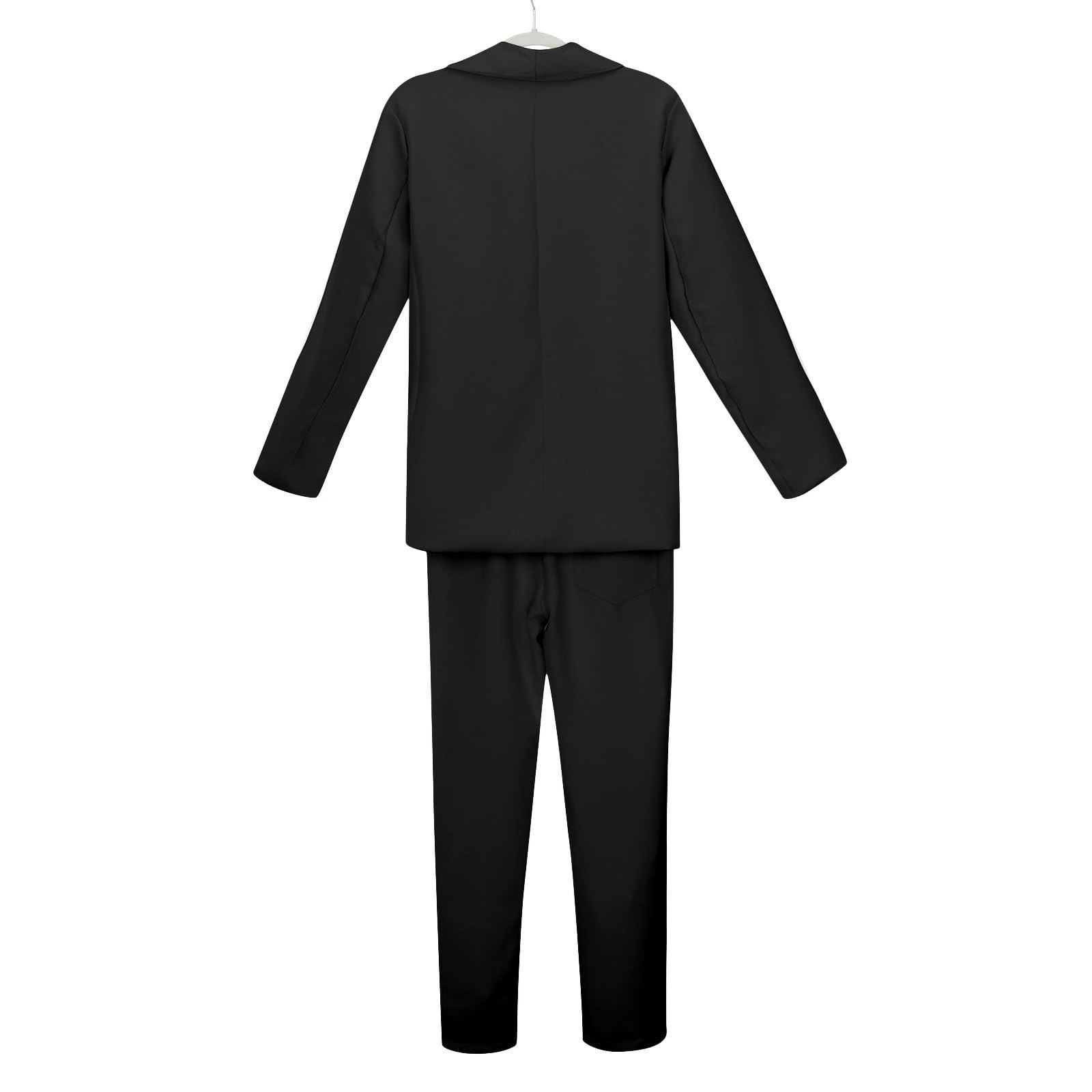 Blazer para niña chaqueta de traje formal color sólido manga larga talla 5-14 años