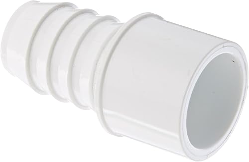 Spears PVC-Rohr Fitting, Adapter, Schedule 40, weiß, Stacheldraht X Spigot, 3/4"