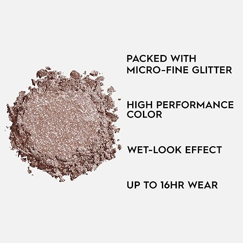 Urban Decay 3605972549686 24/7 Moondust Glitter Eyeshadow Single (Space Cowboy - Champagne Gold Silver Sparkle), Buildable Sparkly Eye Glitter, Long-Lasting Shimmer Finish thumb #2