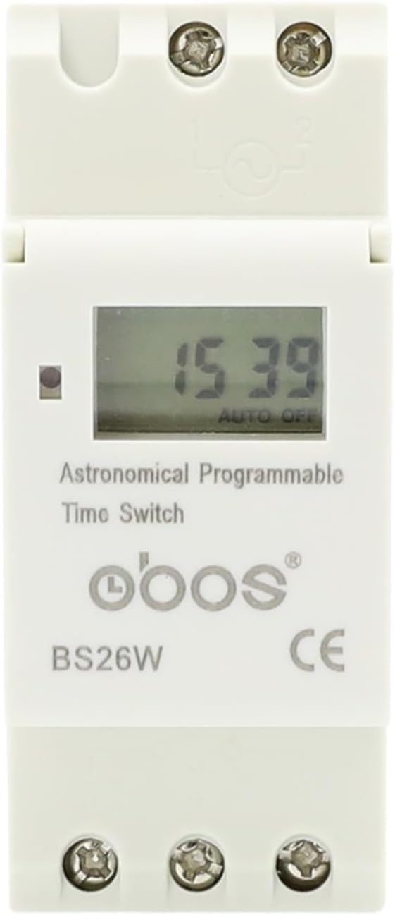 Programmable Digital Timer BS26W Latitude and Longitude programmable Timer 16 Times on/Off time Set Range 1min-168H