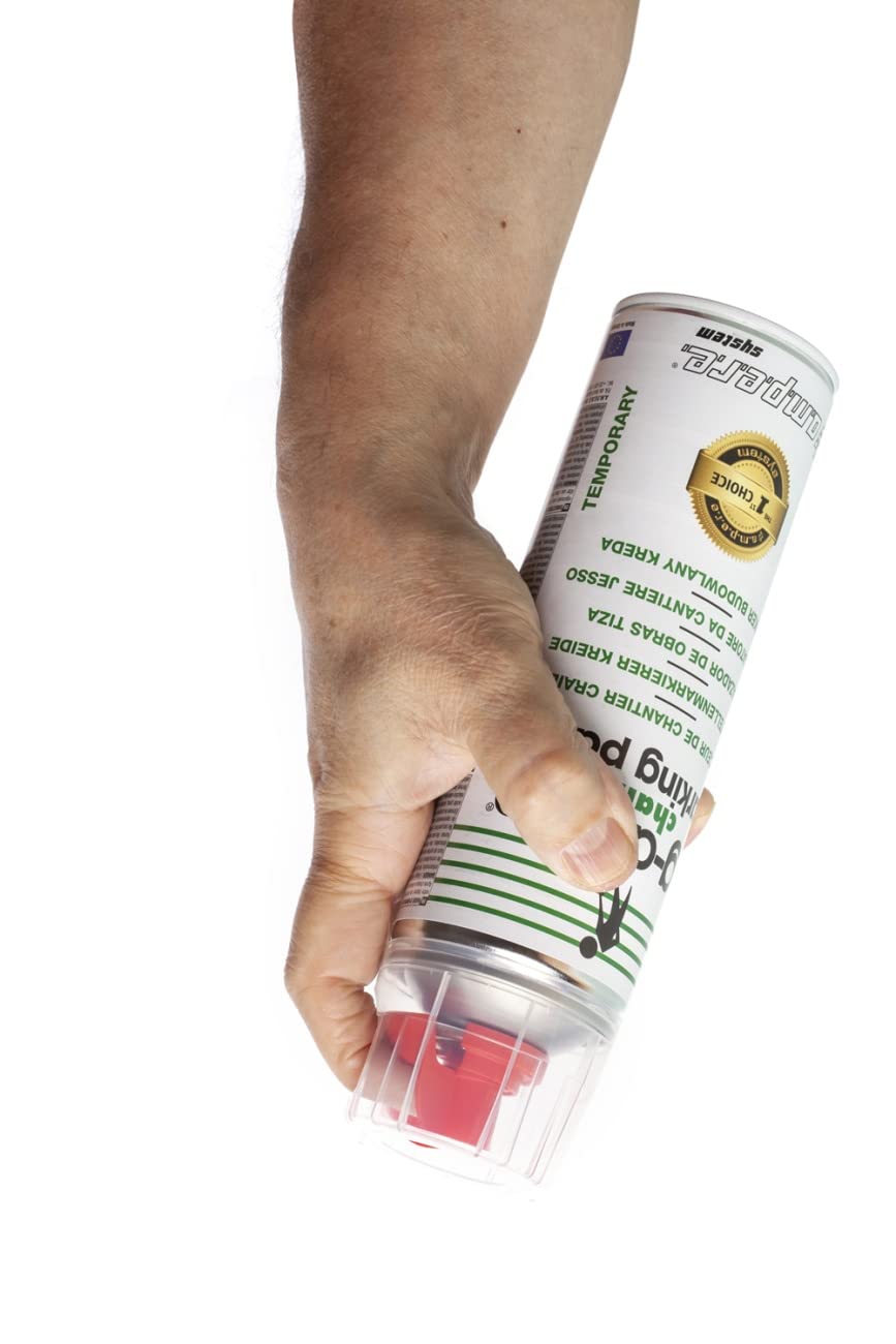 a.m.p.e.r.e.12er Pack Kreidespray ORANGE TRIG A CAP für temporäre Markierung, wasserlöslich