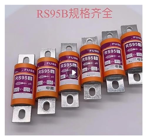 Fusible RS95B action rapide 500V 100A coupure immédiate surintensité