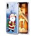 Produktbild FroFine Hülle für iPhone XR Leweihnachten Silikon Handyhülle Apple iPhone XR TPU Transparent Bumper Dynamisch Glitzer Fließen Flüssig Treibsand Schutzhülle Kratzfest Stoßfest Glanz Case
