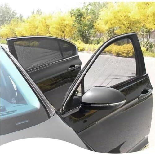 Tendine Parasole Auto Pezzi parasole per auto Per Kadjar 2015-2024, parasole per finestrini laterali anteriori e posteriori, zanzariera anti-UV accessori per auto Tenda parasole