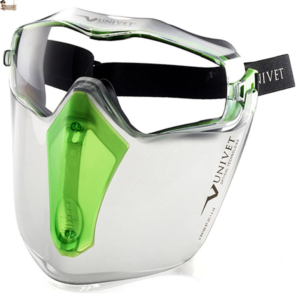 BricoLoco Gafas protección y seguridad en trabajo. Antivaho. Antiempañante. Protectoras antilíquidos antipolvo. Función cubregafas para trabajar con gafas graduadas.