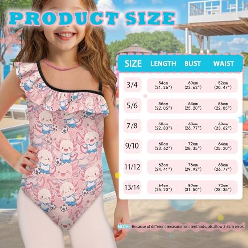 Image of Yzaoxia Girls One Piece Swimsuits Bathing Suit for Kids Swimwear 3-14Y