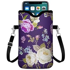 Purple Floral-Phone Sleeve