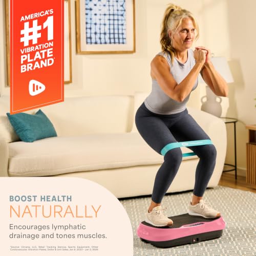 Image of Lifepro Waver Mini Vibration Plate Exercise Machine with Resistance Bands