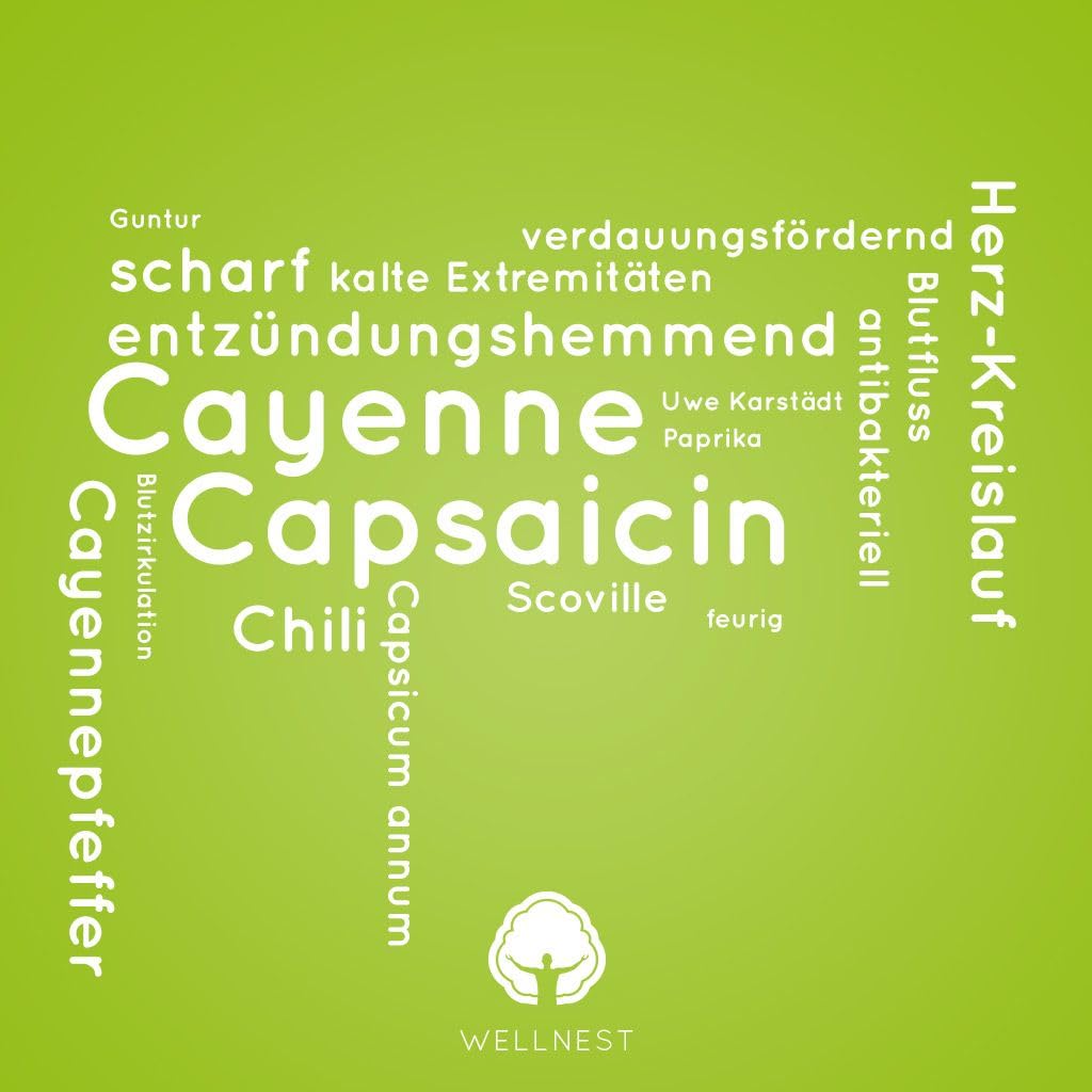 Bio Cayennepfeffer Konzentrat 1er Pack (1 x 50 ml) – naturrein, vegan, handgemacht aus indischem Chili