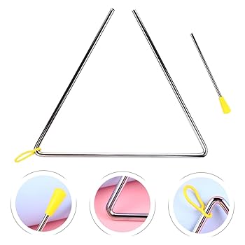 Amazon | Alasum 子供用トライアングル楽器セット 音楽教育用