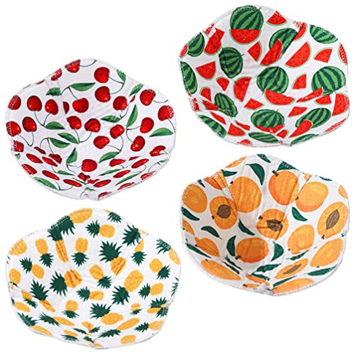 HEMOTON 4 piezas de microondas para cuenco caliente para plato de horno, agarraderas, agarraderas, almohadillas calientes, salvamanteles, calentador de alimentos para tazón de sopa, tazón acogedor