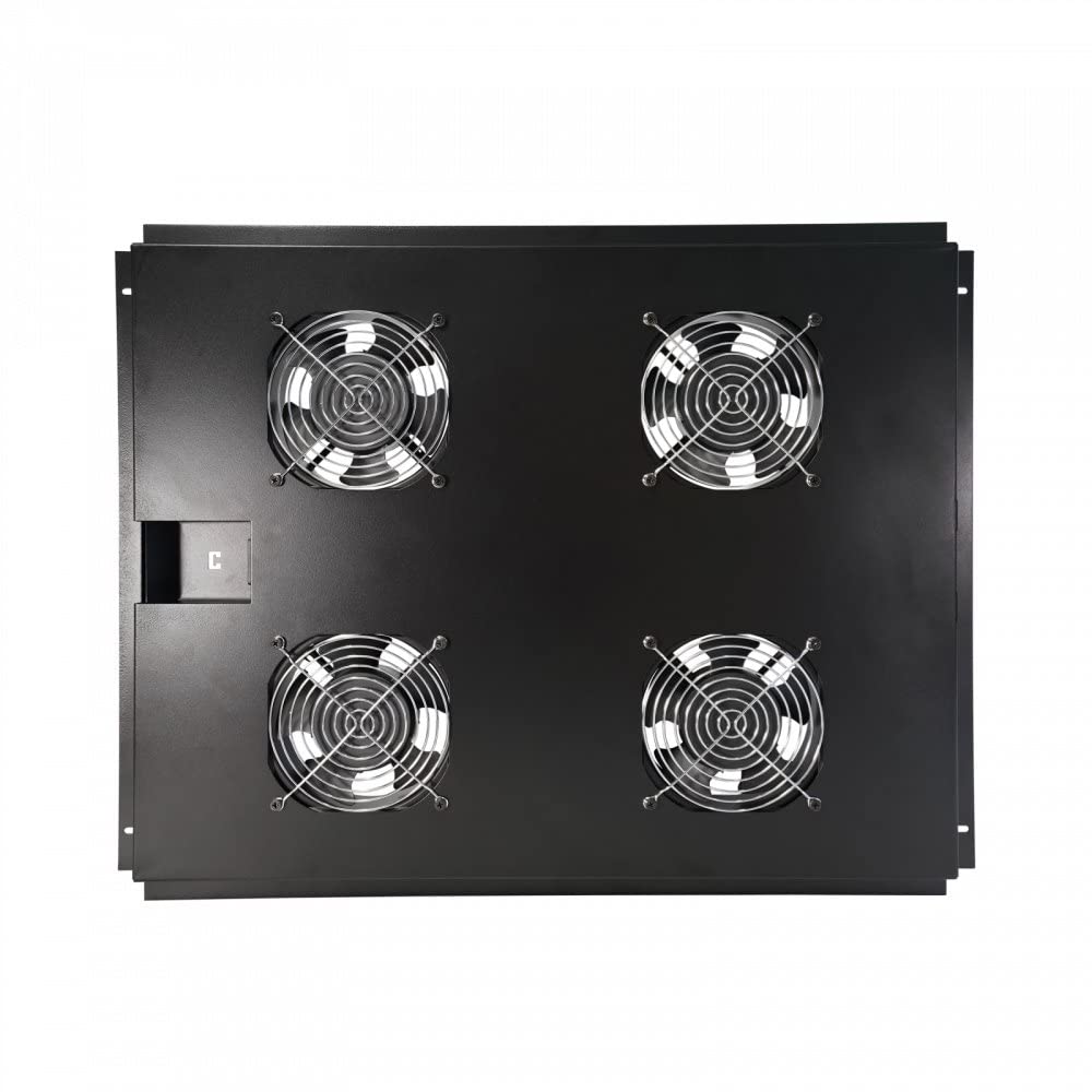 Bandeja 4 ventiladores Rack fibra óptica 19" 780m3hTELEVES 533176