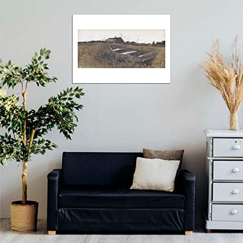 Impression d'art encadrée Andrew Wyeth Teel Island grand format mat - 2