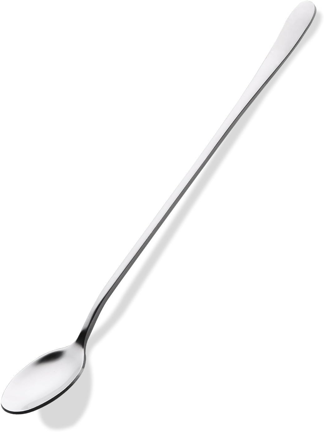 Long Handle Iced Tea Spoon, 9Inches,Coffee Spoon, Ice Cream Spoon, Stainless Steel Cocktail Stirring Spoons,Set of 5