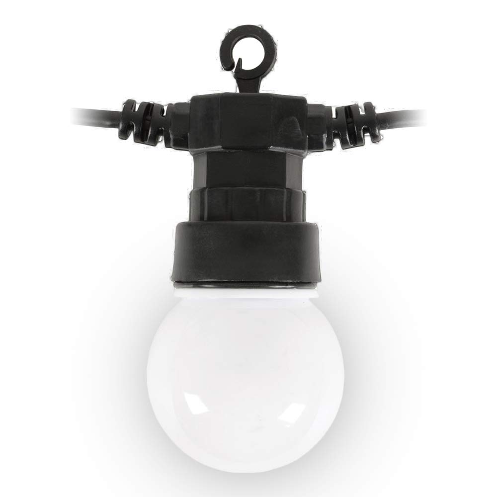 LYYT Luce esterna della stringa del festone del LED bianco caldo 20M Festival di Natale Linkable