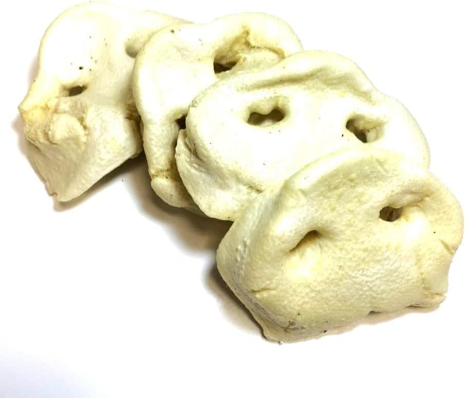 White Puffed Pig Snouts x 3 Natural Dog Treats Chews Low Fat DCP, 1 count (Pack of 3)