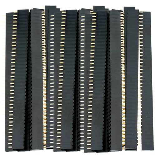 Image of 30 Pcs Female Header Pins 2.54 mm Pin Headers Connector for PCB Breadboard