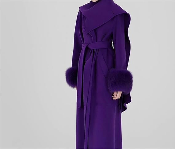 Ameri LAUREN OVER COAT 刺繍ロングコートpurple Ameri LAUREN OVER COAT 刺繍ロングコートpurple Ameri LAUREN