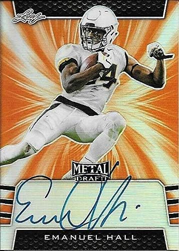 2019 Leaf Sales of SALE items from new works Metal Photo Variation Orange Pris Hall Autogra Japan's largest assortment Emanuel