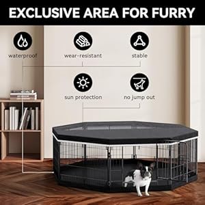 PJYuCien-Dog-Playpen-Plus-Storage-Bag-for-Camping-24-H-Dog-Pen-with-Extra-Hard-Bottom-and-TopHeavy-Duty-Puppy-Playpen-for-PuppiesSmall-Dogs-8-Panels - Cucciolini Doodles   PJYuCien-Dog-Playpen-Plus-Storage-Bag-for-Camping-24-H-Dog-Pen-with-Extra-Hard-Bottom-and-TopHeavy-Duty-Puppy-Playpen-for-PuppiesSmall-Dogs-8-Panels