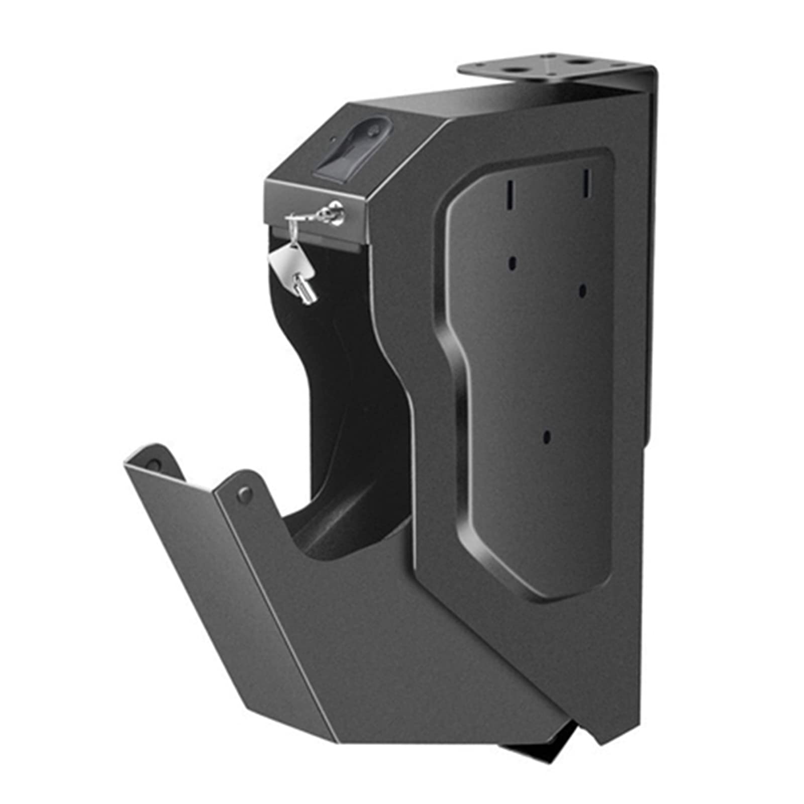 Pistolet sous le bureau avec empreinte digitale biométrique ou serrure à clé de sécurité