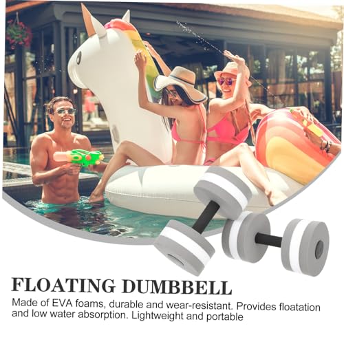 2 pesas acuáticas EVA para ejercicios en piscina miniatura 7