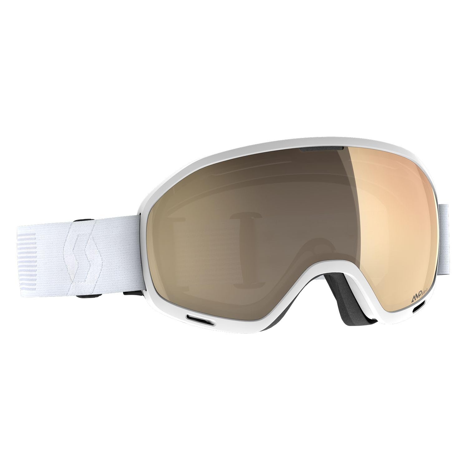 Scott - Masque De Ski Unlimited Ii Otg - Photochromique 1-3 - White/Ls Bronze Chrome