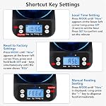 fishkeeper Automatic Fish Feeder for Aquarium - 2025 Upgraded Rechargeable and Precision Fish Feeder Auto Dispenser for Betta Fish & Turtle, Moisture & Proof Vacation Self Feeding(Memory Function) - Image 5