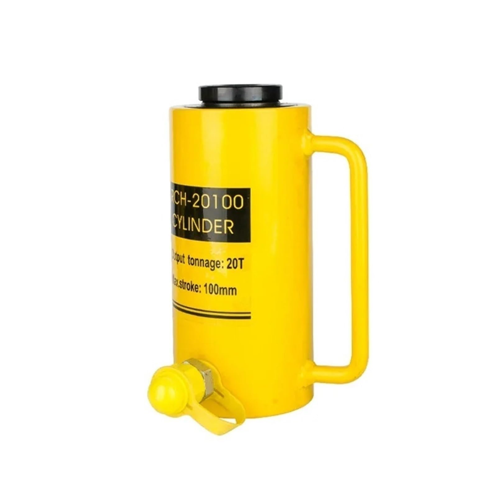 DUOCAI Hydraulic Ram Jack Multi-Section Stroke RCH-20100 Hydraulic Cylinder with tonnage of 20T, work travel of 100mm
