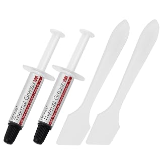GENNEL 2-Pack GT-1 Silver CPU Thermal Paste (1g*2), GPU Heat Sink Paste