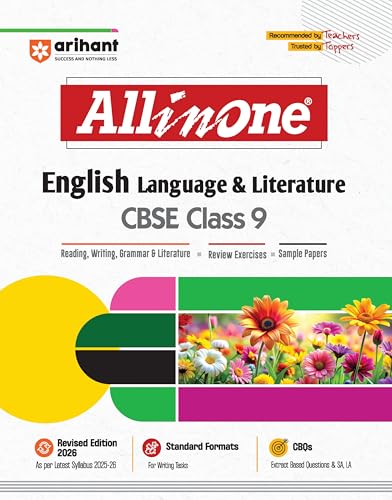 Image of (Old Edition) Arihant All in One English Language & Literature Class 9 for CBSE Exams 2025-26