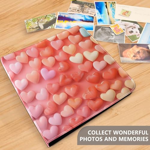 Álbum de fotos adhesivo para bricolaje FLildon, Scrapbook Album con hojas autoadhesivas, 40 páginas, tamaño 11.8 x 11.2 pulgadas, cubierta de cuero PU miniatura 5