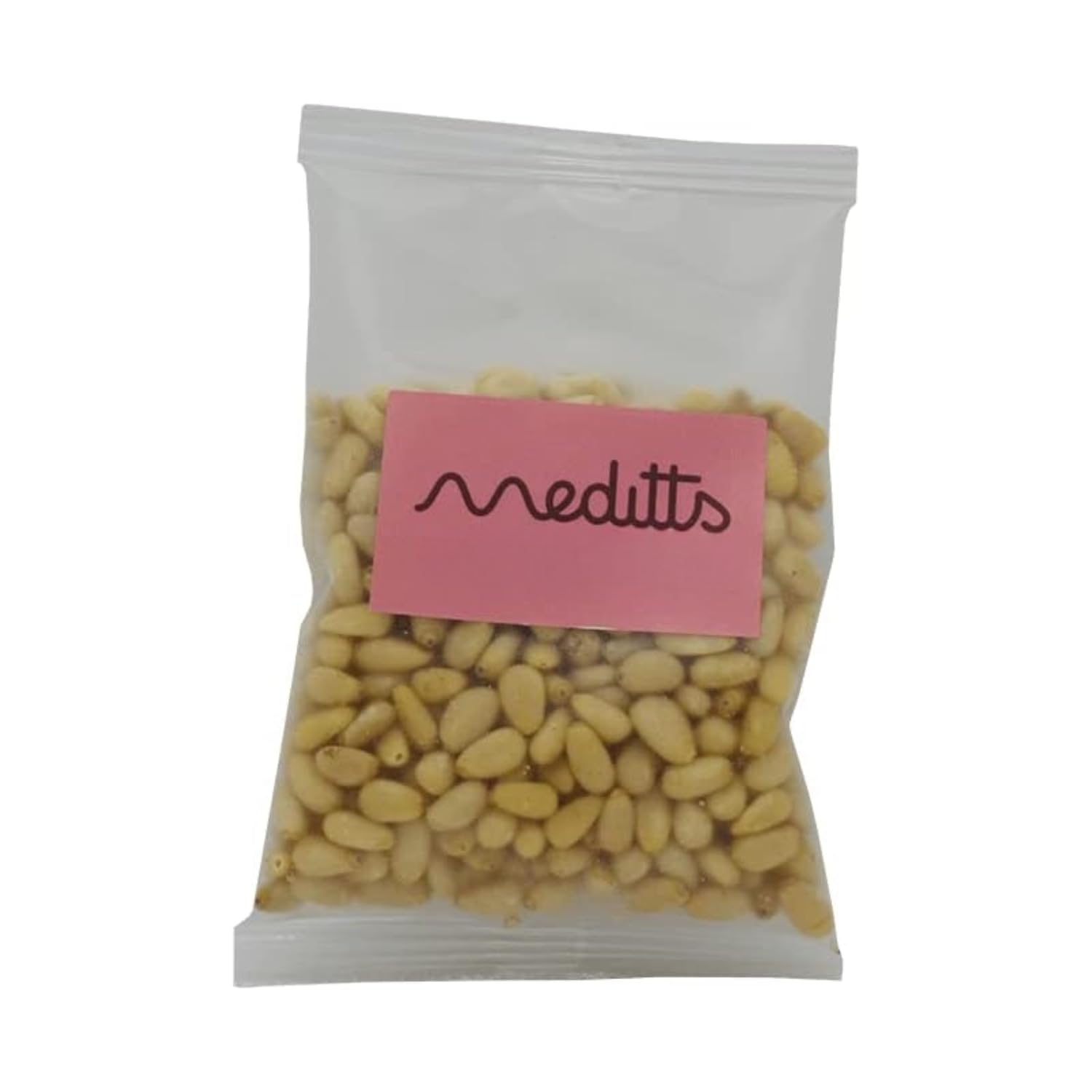 Meditts - Piñones 50g | 100% Naturales y Sin Sal | Sin Gluten | Fruto Seco Premium | Rico en Proteínas, Fibra y Grasas Saludables | Apto para Dietas Keto, Veganas y Vegetarianas