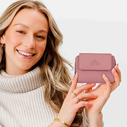 Image of Premium Vegan Leather Women's Wallet | Stylish Durable Clutch Wallet and Lightweight Clutch with Zip Coin Pocket and Card Slot