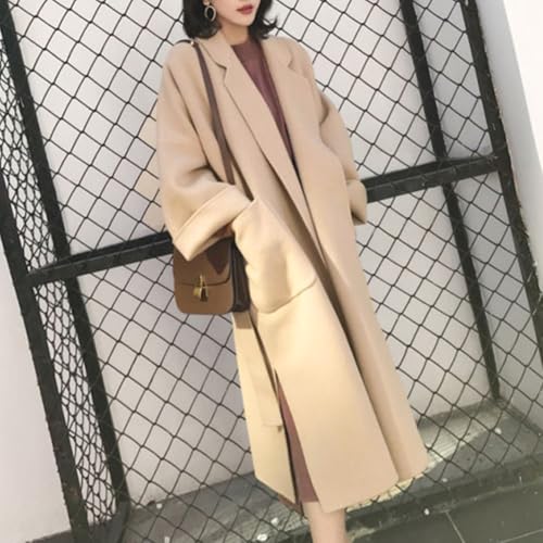 Manteau genou cachemire double face pour vos sorties