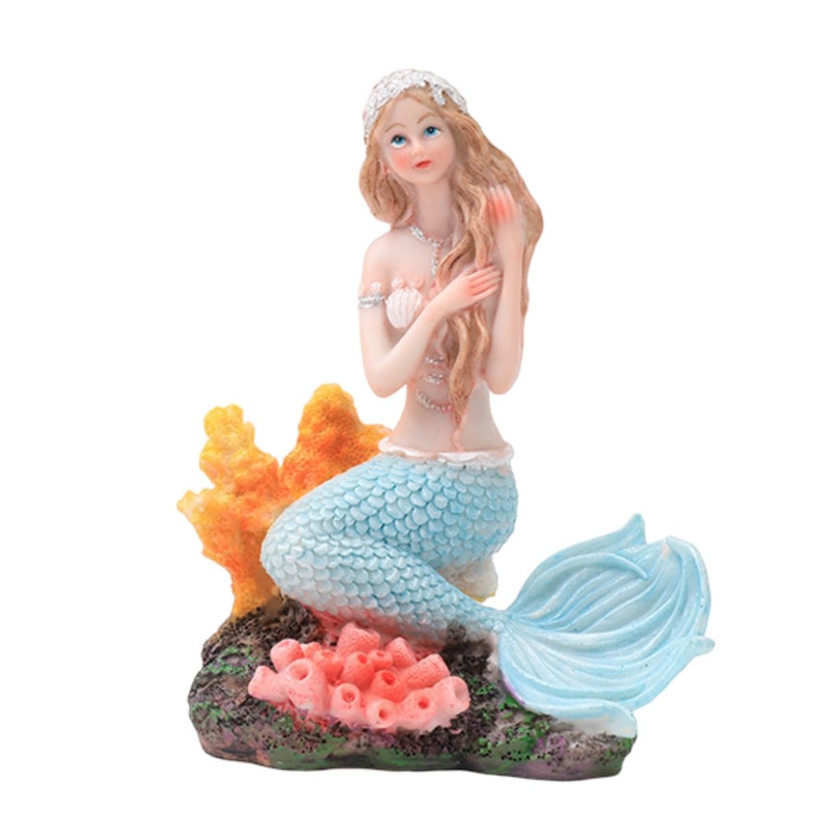 海のお月様 人魚姫 インテリア 自然 海 シーグラスアート アクアリウム 置物 海のお月様 人魚姫 インテリア シーグラスアート アクアリウム