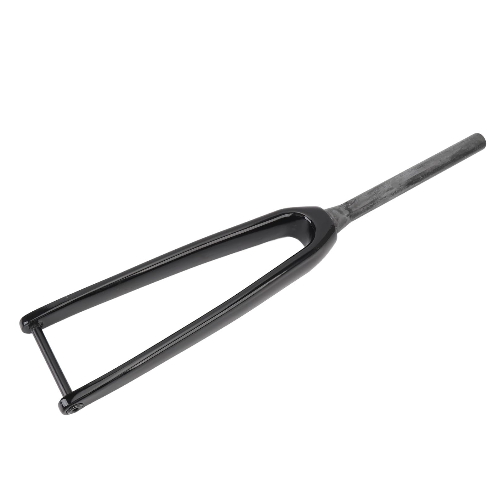 Vorderradgabel, 3K T800 Fahrradgabel, Leichte Vibrationsdämpfung, Einstellbare Rückprallgeschwindigkeit, mit Flacher Scheibenbremse, für Rennrad, 100 X 12 Mm Steckachse, 45 Mm