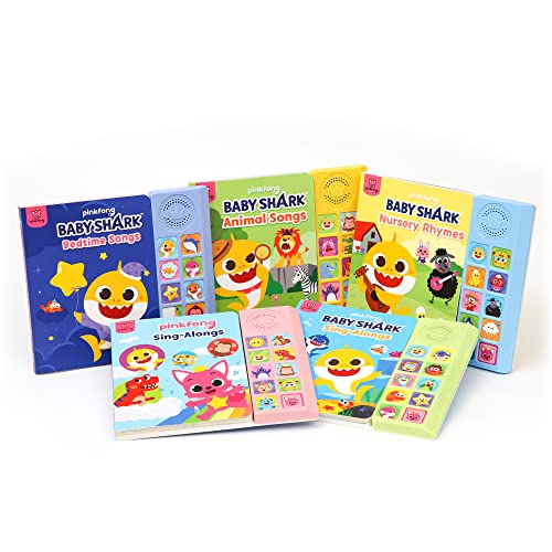 Pinkfong Baby Shark 10 Button Sound Book Collection | Learning & Education Toys | Interactive Baby Books for Toddlers 1-3 | Gifts for Boys & Girls