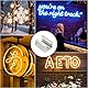 AzureRay Befestigungsklemmen für LED Streifen, 50er Set LED Neon Montageclips, Halter für 8-10mm Streifen, Silikon Clips für Neon Flexbeleuchtung, Stabil & Wiederverwendbar