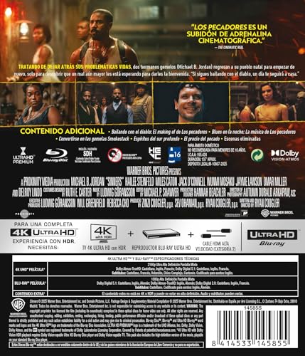 Los pecadores (4k UHD + Blu-ray) [Blu-ray]