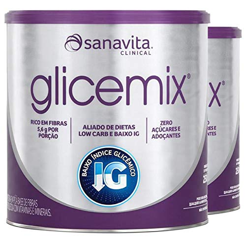 Kit 2 Glicemix IG Controlador Glicêmico Sanavita 250g