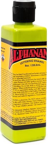 Miniatura 56 de Alphanamel Imitation Gold - Pintura esmaltada para rayas, pintura de letreros, letras, bellas artes, 36 colores, varios tamaños, 2.5 onzas azul