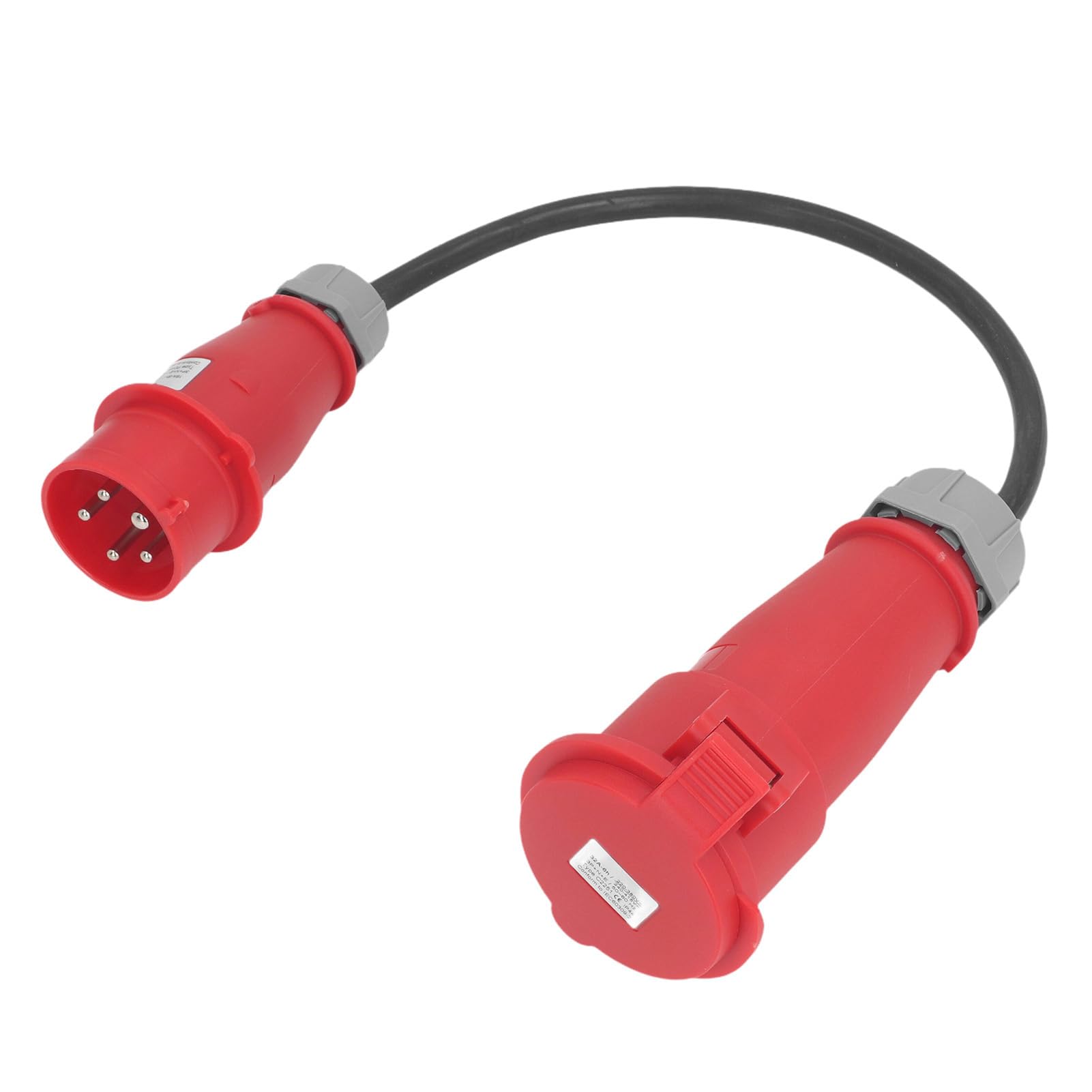 Adattatore Convertitore CEE da 32A Femmina a 16A Maschio IP44 per Cantieri Edili 220V 380V e Applicazioni Industriali