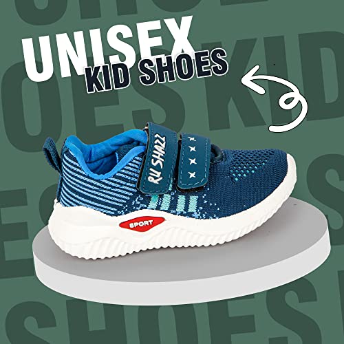 Image of Casual Shoes for 3.5 Years to 4 Years Kids Boys & Girls Sporty Design Slip-On Light Weight Sneakers for Children-Model-Sharp